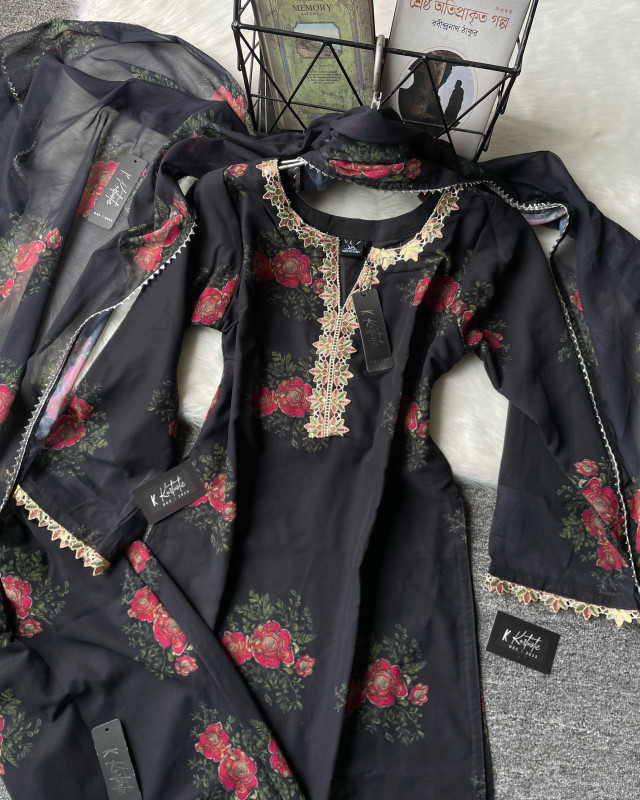 Kurtiistic Presents : GULZAR - Black | A garden of elegance in everything thread|