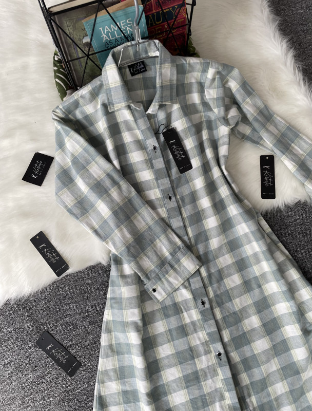 Flannel check Shirt ( Light pastel )