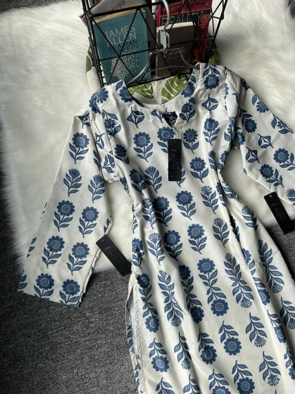 Kurtiistic digital printed one piece kurti