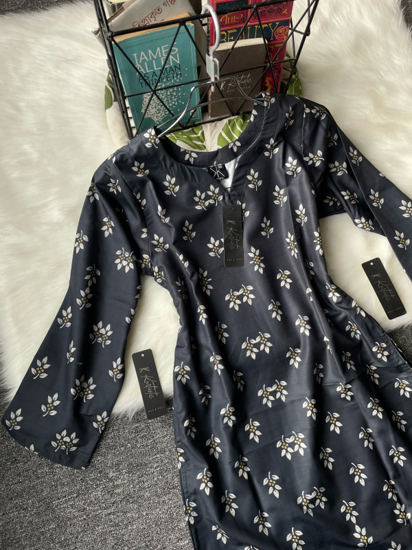 Kurtiistic digital printed one piece kurti