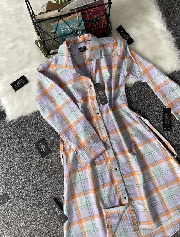 Flannel check shirt ( multi colored)